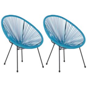 Chaise de jardin ACAPULCO II Bleu