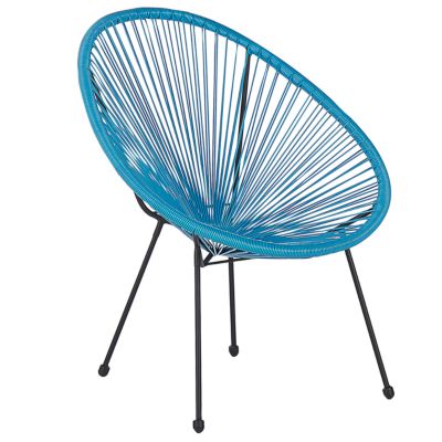 Chaise de jardin ACAPULCO II Polyrotin Bleu