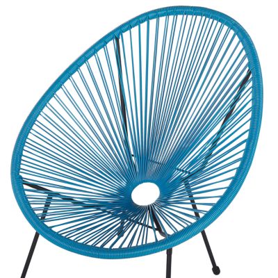 Chaise de jardin ACAPULCO II Polyrotin Bleu