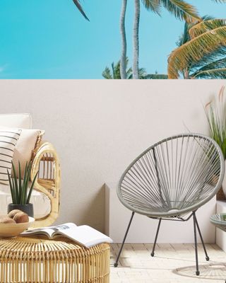 Chaise de jardin ACAPULCO II Polyrotin Gris foncé
