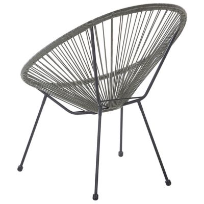 Chaise de jardin ACAPULCO II Polyrotin Gris foncé