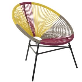 Chaise de jardin ACAPULCO Jaune