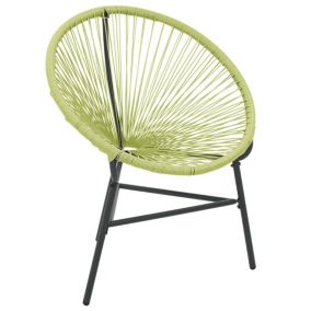 Chaise de jardin Acapulco Résine tressée Vert