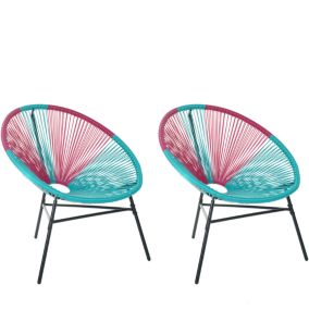 Chaise de jardin ACAPULCO Turquoise