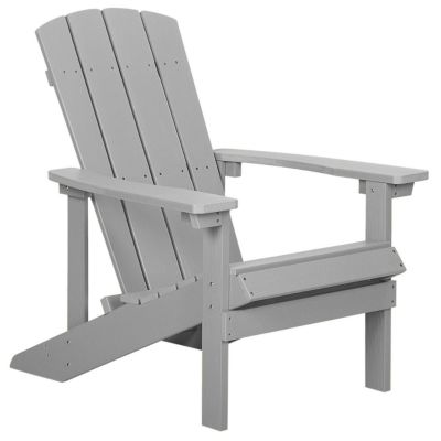 Chaise de jardin ADIRONDACK Gris clair