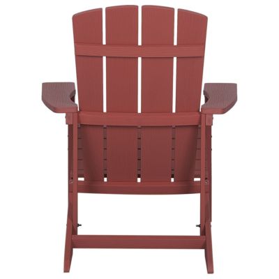 Chaise de jardin ADIRONDACK Rouge