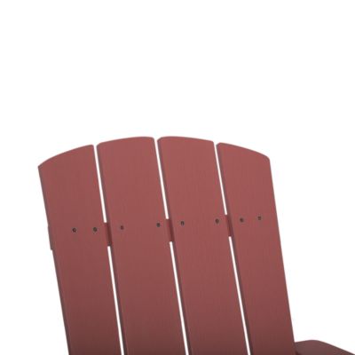 Chaise de jardin ADIRONDACK Rouge