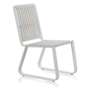 Chaise de jardin Aluminium Blanc - ARRECIFE