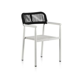 Chaise de jardin Aluminium Blanc - TINAJO