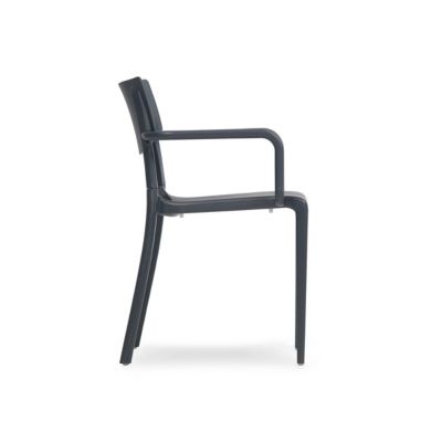 Chaise de jardin avec accoudoir Town H. 80 cm anthracite