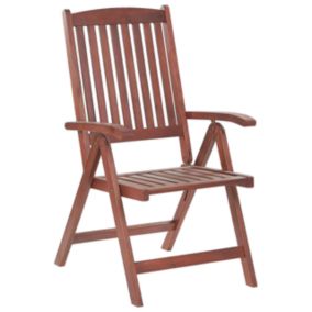 Chaise de jardin Bois Bois foncé TOSCANA