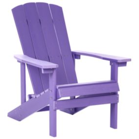 Chaise de jardin Bois d'ingénierie Pourpre ADIRONDACK