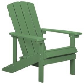 Chaise de jardin Bois d'ingénierie Vert ADIRONDACK