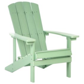 Chaise de jardin Bois d'ingénierie Vert clair ADIRONDACK