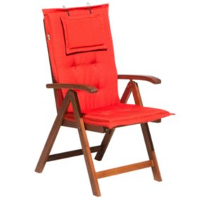 Chaise de jardin Bois Rouge clair TOSCANA