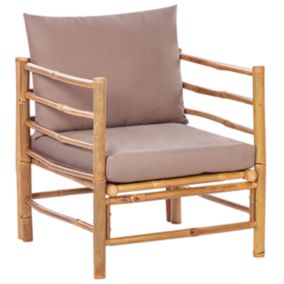 Chaise de jardin Bois Taupe CERRETO