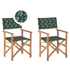 Chaise de jardin CINE Bois Vert foncé