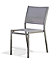 Chaise de jardin DCB Garden Stockholm en aluminium - Coloris gris anthracite - Hauteur 84 cm