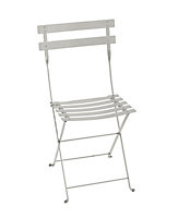 Chaise de jardin en métal Fermob Bistro gris argile