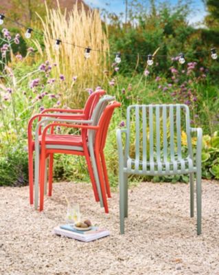 Chaise de jardin en plastique vert d'eau GoodHome Timbo