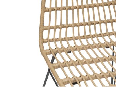 Chaise de jardin en résine tressée Lambada Sesame - Hespéride