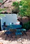 Chaise de jardin Fermob Bistro acier bleu acapulco H.82 cm