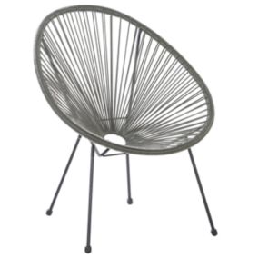 Chaise de jardin Gris foncé ACAPULCO II