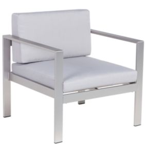 Chaise de jardin Métal Gris clair SALERNO