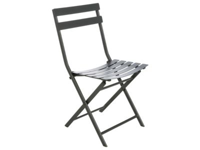 Chaise de jardin métal pliante Greensboro Graphite