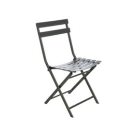 Chaise de jardin métal pliante Greensboro Graphite