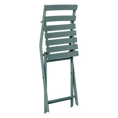 Chaise de jardin métal pliante Greensboro vert jade - Hespéride