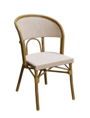 Chaise de jardin Paris crème H.82 cm Proloisirs