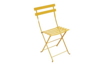 Chaise de jardin pliante Fermob Bistro en métal - Coloris miel - Hauteur 82 cm