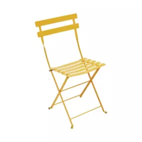 Chaise de jardin pliante Fermob Bistro en métal - Coloris miel - Hauteur 83 cm