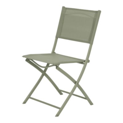Chaise de jardin pliante Saba vert H.84,5 cm GoodHome