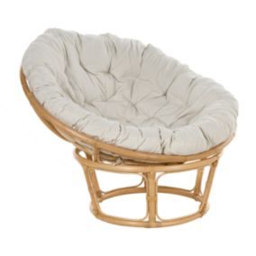 Chaise de jardin Rotin Beige clair SALVO