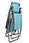 Chaise de jardin RSXA Clip & Housse bleue