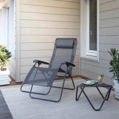 Chaise de jardin RSXA Clip & Housse serviette marron Lafuma