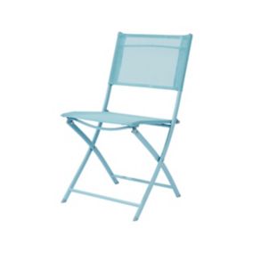 Chaise de jardin Saba bleu clair