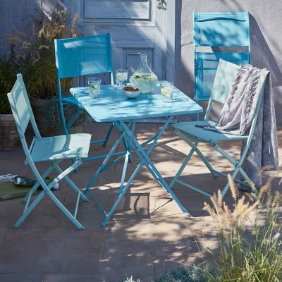Chaise de jardin Saba vert d'eau