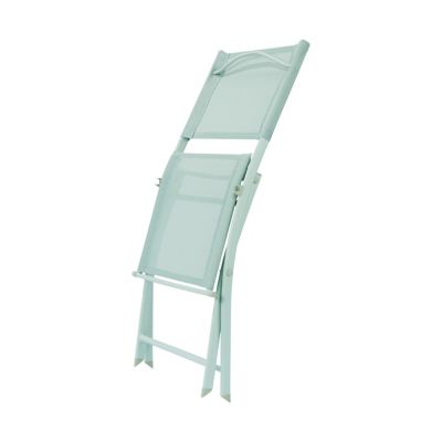 Chaise de jardin Saba vert d'eau
