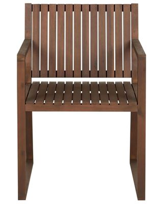 Chaise de jardin SASSARI Acacia Marron foncé