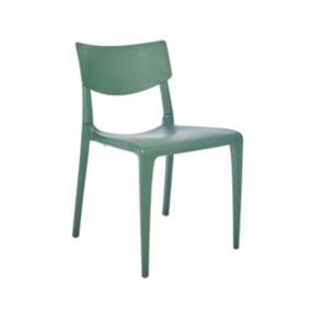 Chaise de jardin Town vert polypropylène