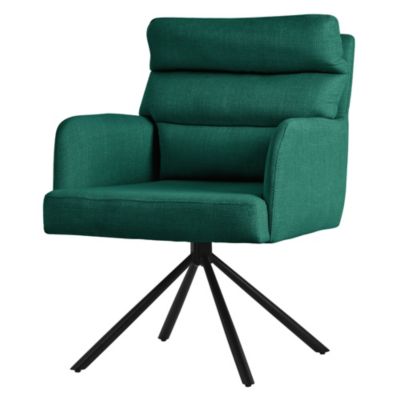 Chaise de Salle à Manger Vert Foncé, Pivotante Position Voiture, Chaise ...