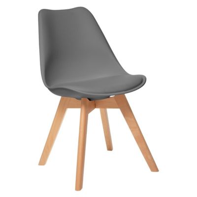 chaise de table Baya Atmosphera H. 81 cm gris
