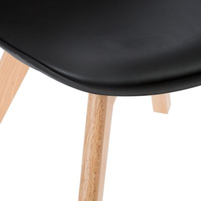 chaise de table Baya Atmosphera H. 81 cm noir