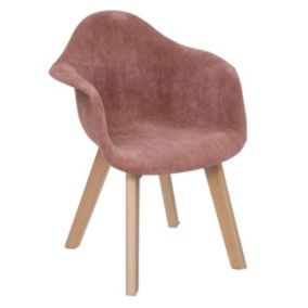 Chaise Design Enfant "Lena" 56cm Rose