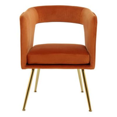 Chaise Design "Jolene" 77cm Orange