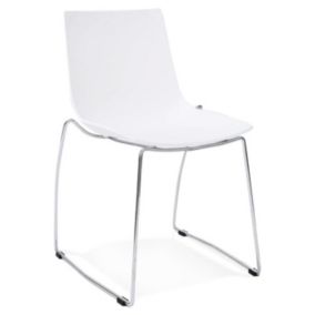 Chaise Design "Rovigo" 83cm Blanc