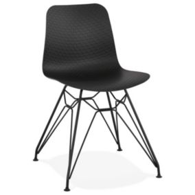 Chaise Design "Spider" 83cm Noir